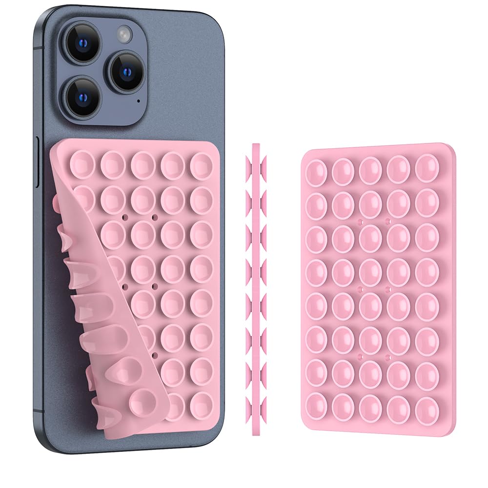 ZORBES® 2PCS Double Sided Silicone Suction Phone Holder Mount ZORBES® 2PCS Double Sided Silicone Suction Phone Holder Mount